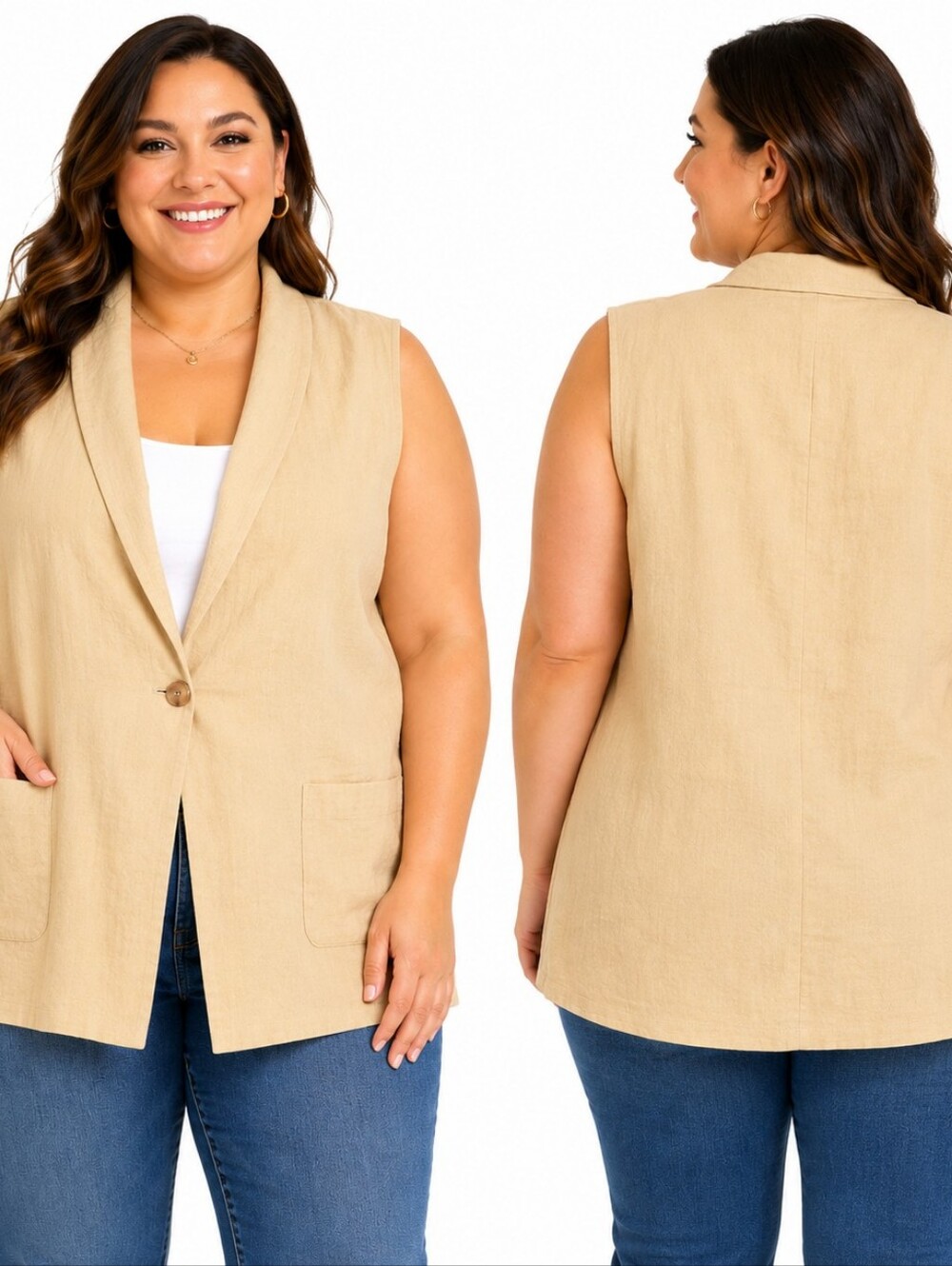 Maurices XXL Buttercream Yellow Button Front Blouse Top